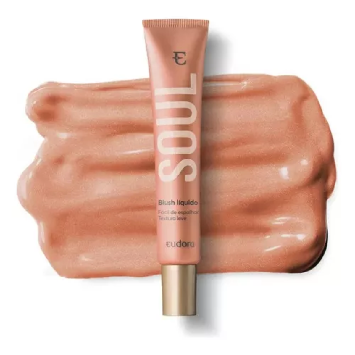Blush Líquido Eudora Soul Cor Pêssego Saudável 15ml