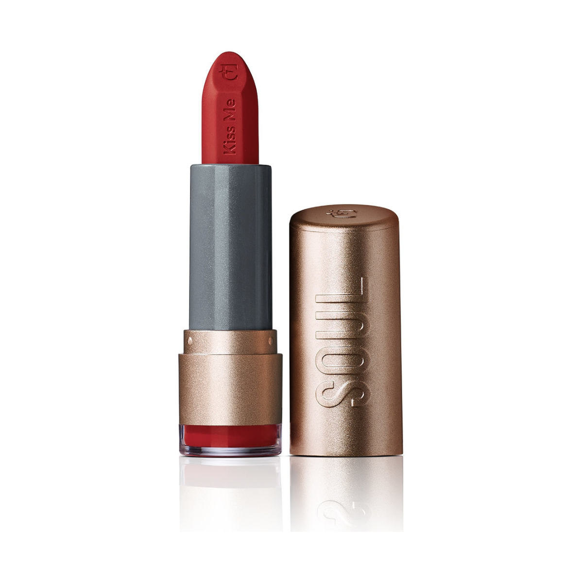 Eudora Soul Kiss Me Batom Matte Vermelho Moderno 3,7g