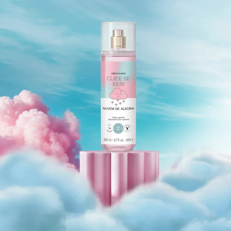 Body Splash Cuide-se Bem Nuvem De Alegria O Boticário 200ml