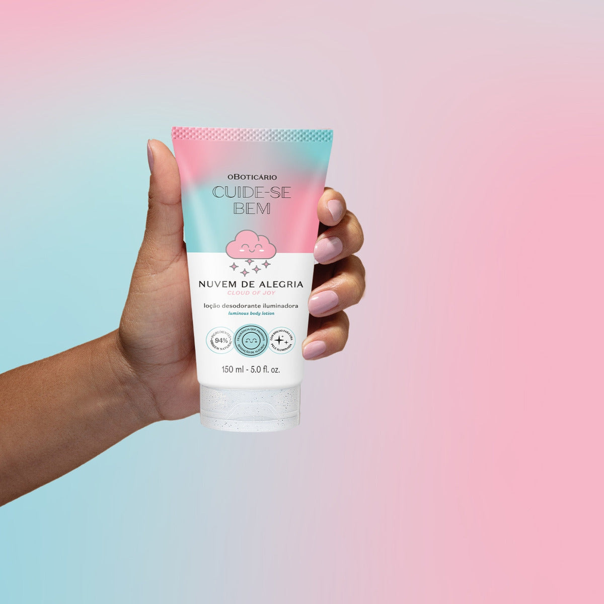 Loção Iluminadora Cuide-se Bem Nuvem De Alegria O Boticário 150ml