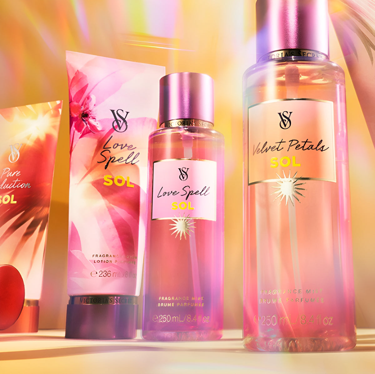Body Splash Love Spell Sol Victoria's Secret