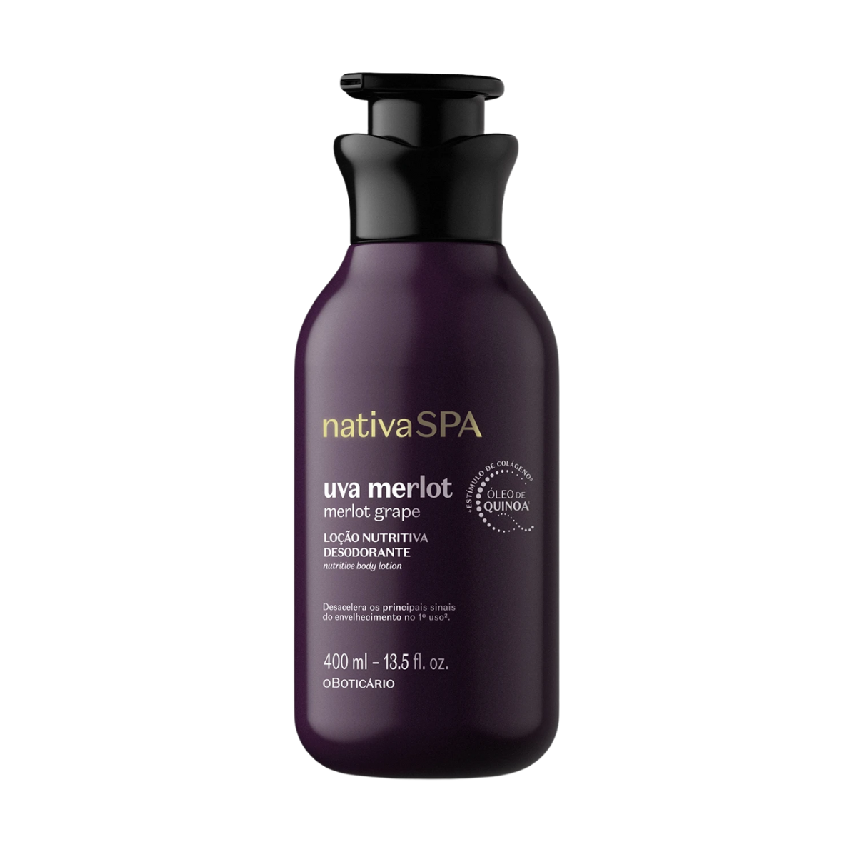 Nativa Spa Loção Nutritiva Deo Uva Merlot 400ml O Boticário