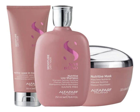 Kit Alfaparf Moisture Shampoo, Condicionador E Máscara