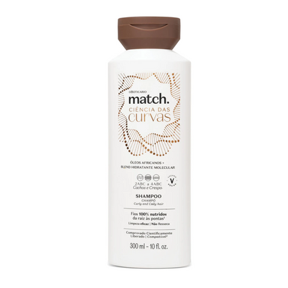 Boticário Match Ciências Das Curvas Shampoo 300ml