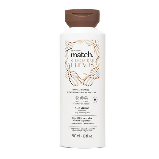 Boticário Match Ciências Das Curvas Shampoo 300ml