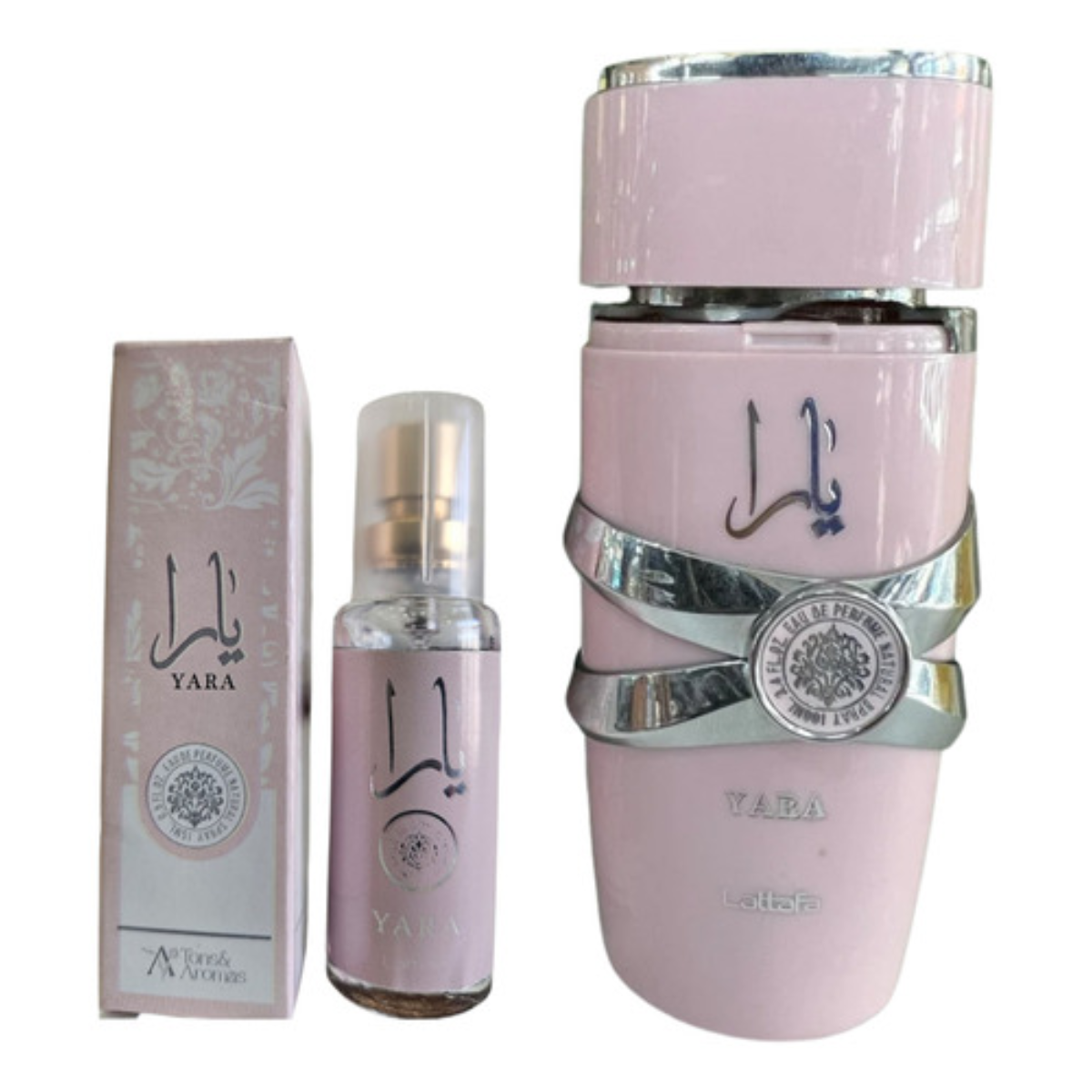 Miniatura Árabe Yara Rosa 15ml Eau De Parfum
