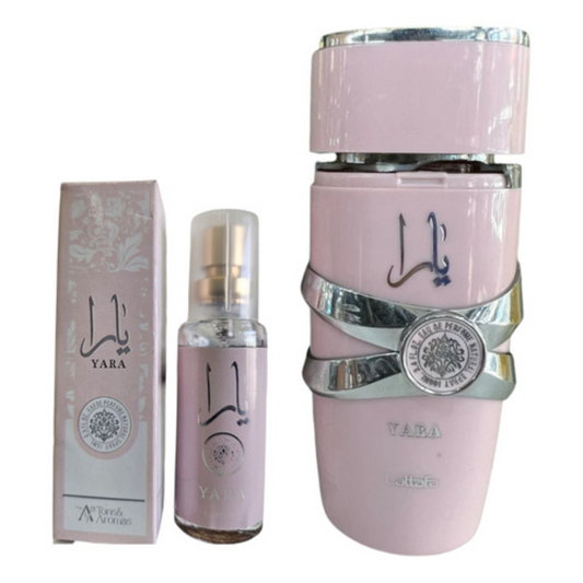 Miniatura Árabe Yara Rosa 15ml Eau De Parfum