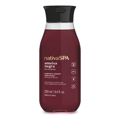 Sabonete Líquido Perfumado Nativa Spa Ameixa Negra 250ml