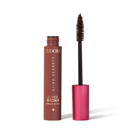 Máscara De Cílios Super Brown Marrom Niina Secrets Eudora