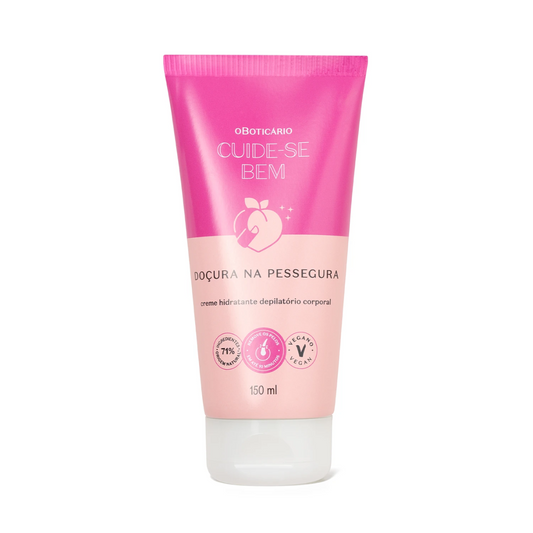 O Boticário Doçura Na Pessegura Creme Depilatório 150ml