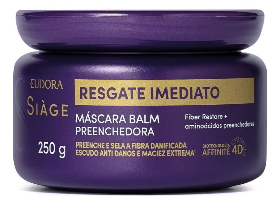 Kit Shampoo, Condicionador E Máscara Resgate Imediato Eudora