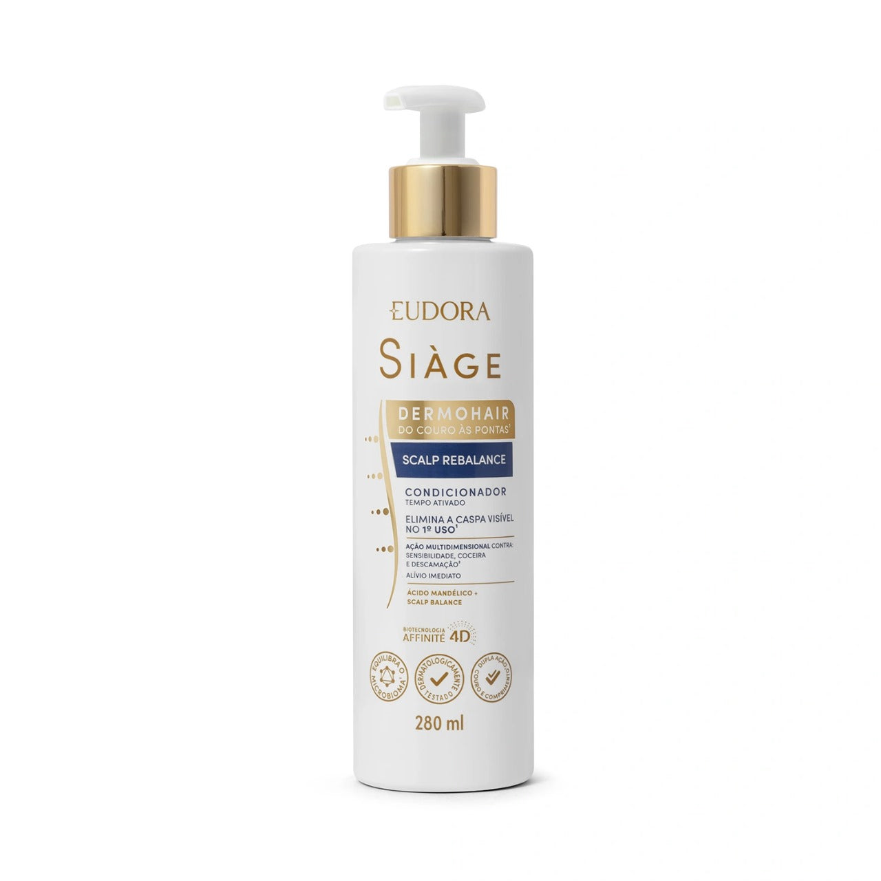 Kit Shampoo e Condicionador Siage Eudora Dermohair Scalp Rebalance Anticaspa