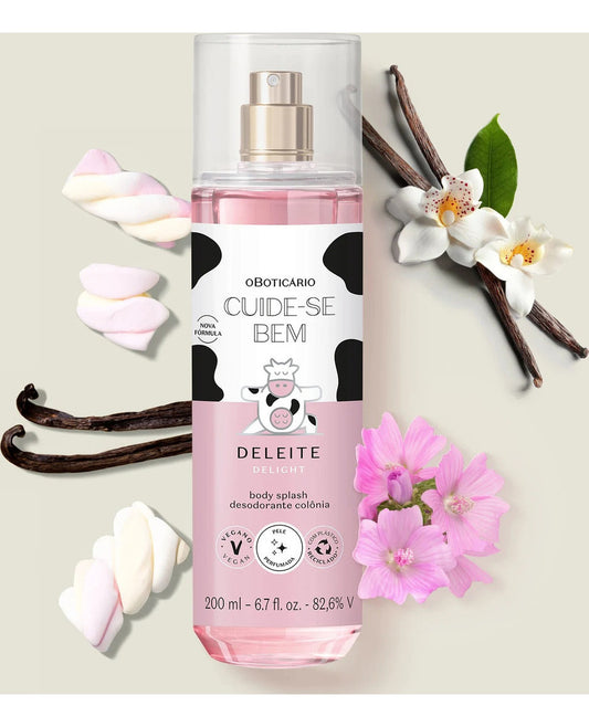 Body Splash Cuide-Se Bem Deleite Desodorante Colônia 200ml