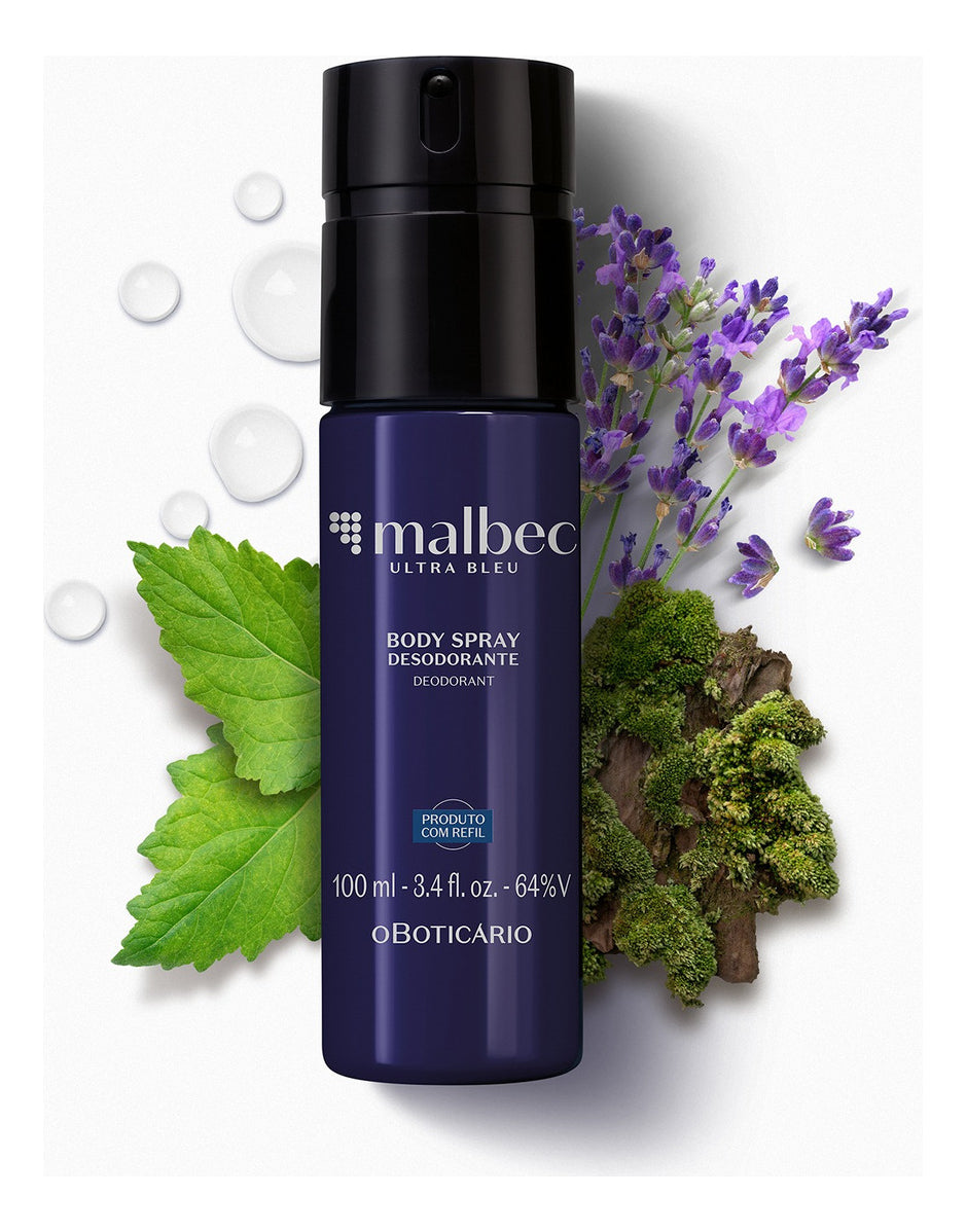 Body Spray Desodorante Malbec Ultra Bleu 100ml O Boticário