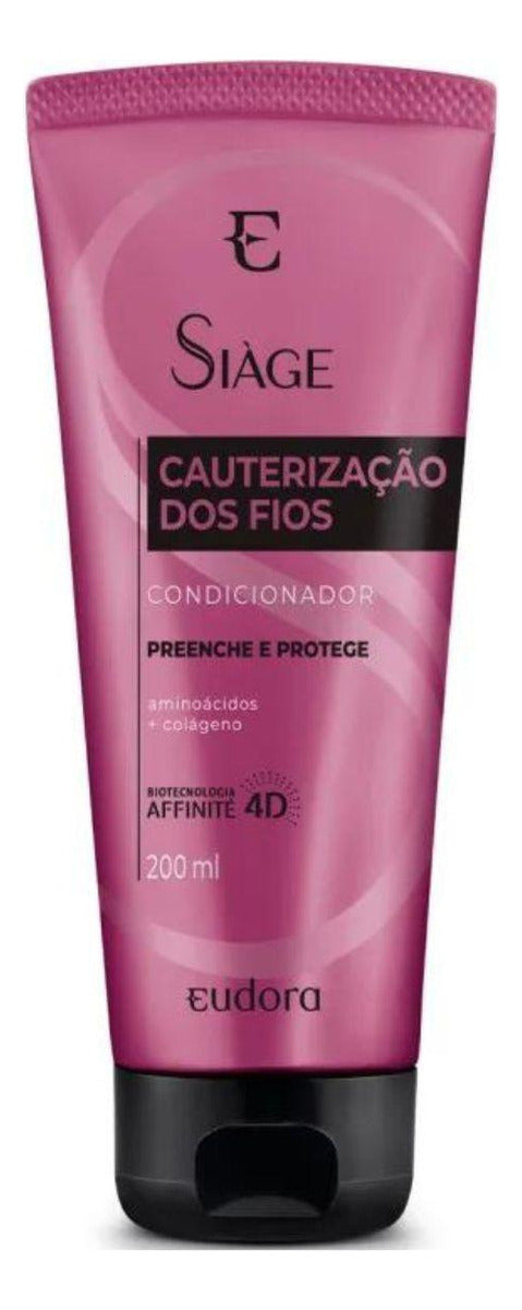 Kit Shampoo e Condicionador Siage Eudora Cauterização Dos Fios
