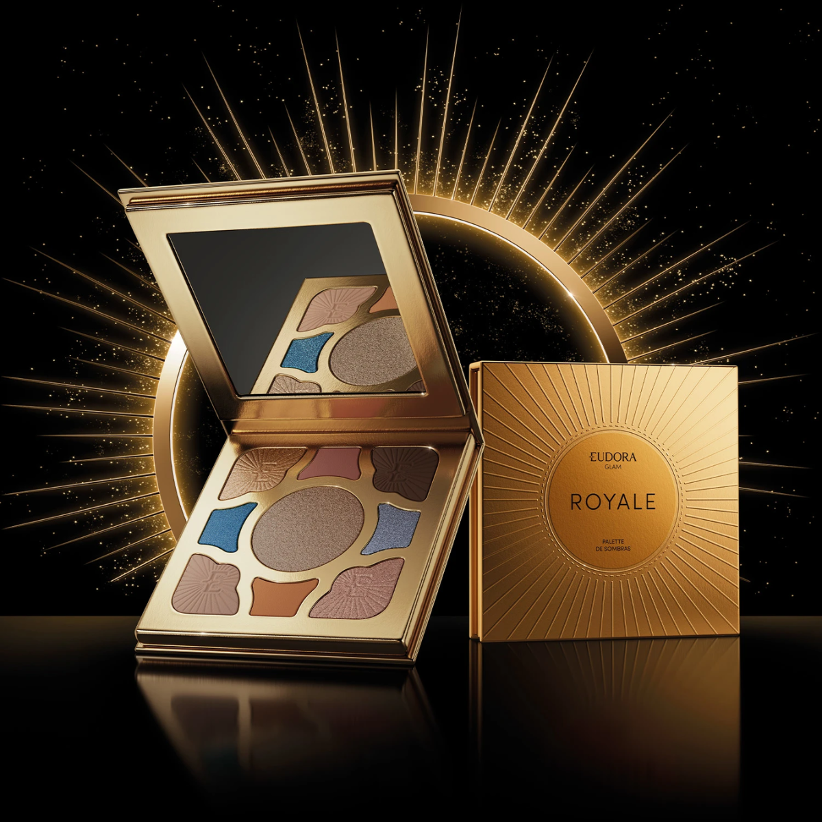 Paleta De Sombra Glam Royale 7g - Eudora