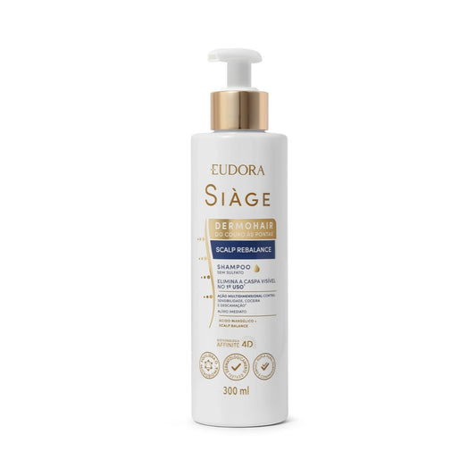Kit Shampoo e Condicionador Siage Eudora Dermohair Scalp Rebalance Anticaspa