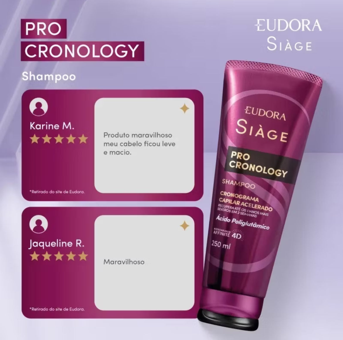 Kit Siage Pro Cronology Shampoo E Condicionador