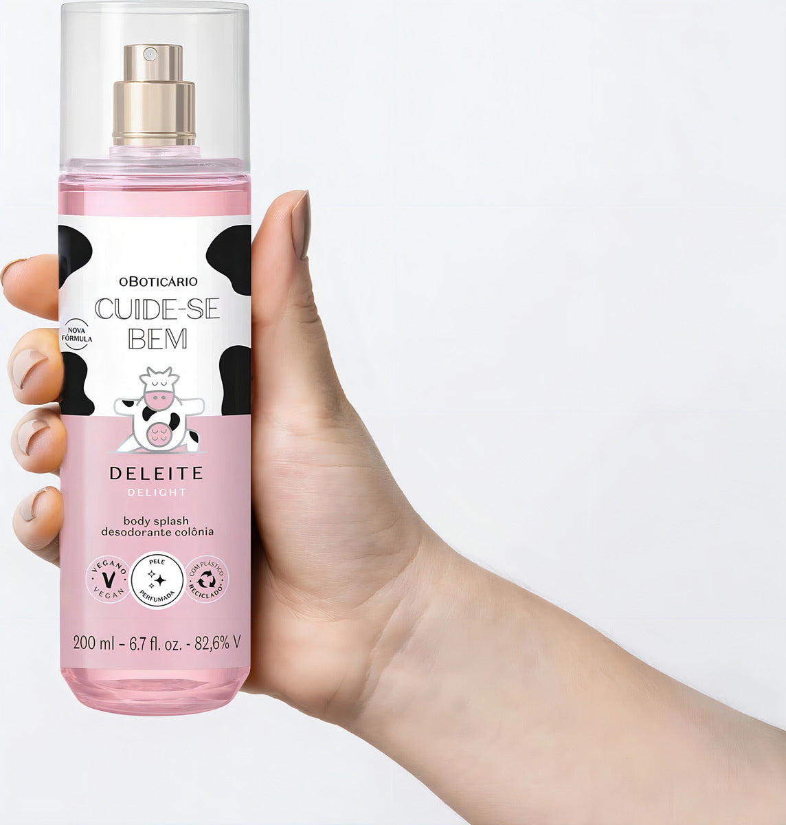 Body Splash Cuide-Se Bem Deleite Desodorante Colônia 200ml