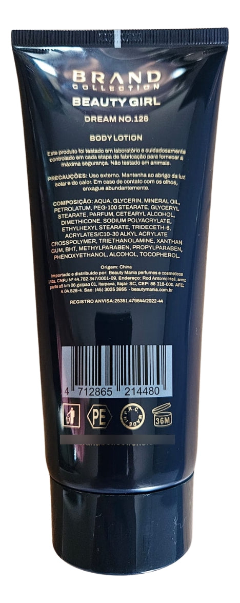 Creme Hidratante Brand Collection Beauty Girl 126 200ml