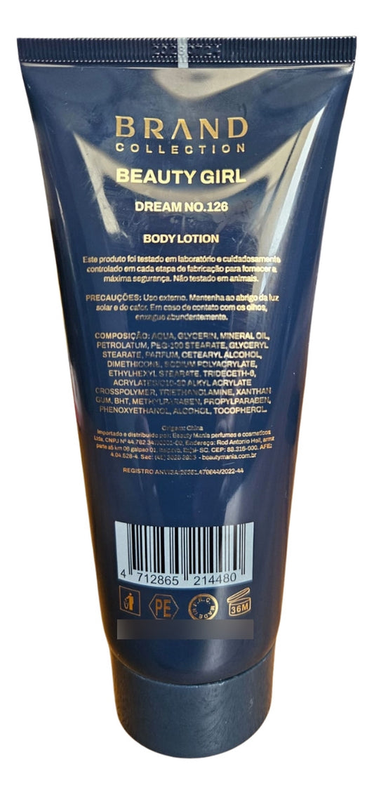 Creme Hidratante Brand Collection Beauty Girl 126 200ml