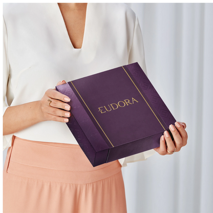 Kit Presente Eudora Roxo Eau De Parfum E Hidratante
