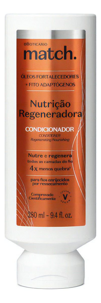 Combo Match Nutrição Regeneradora: Shampoo + Condicionador