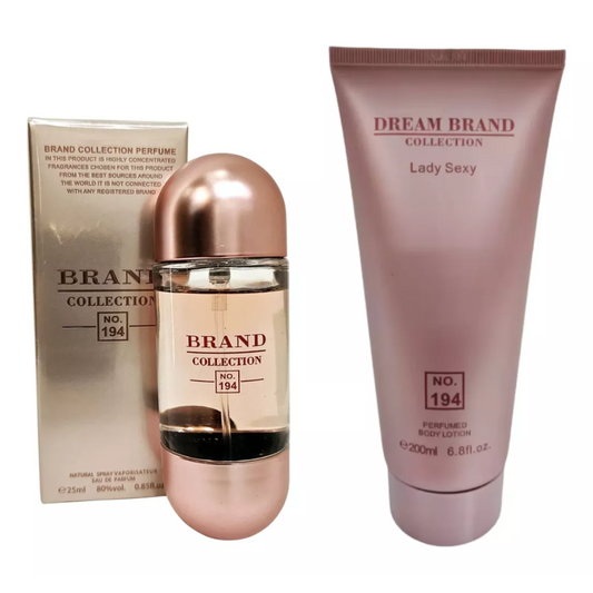 Kit Perfume E Hidratante Brand Collection No.194