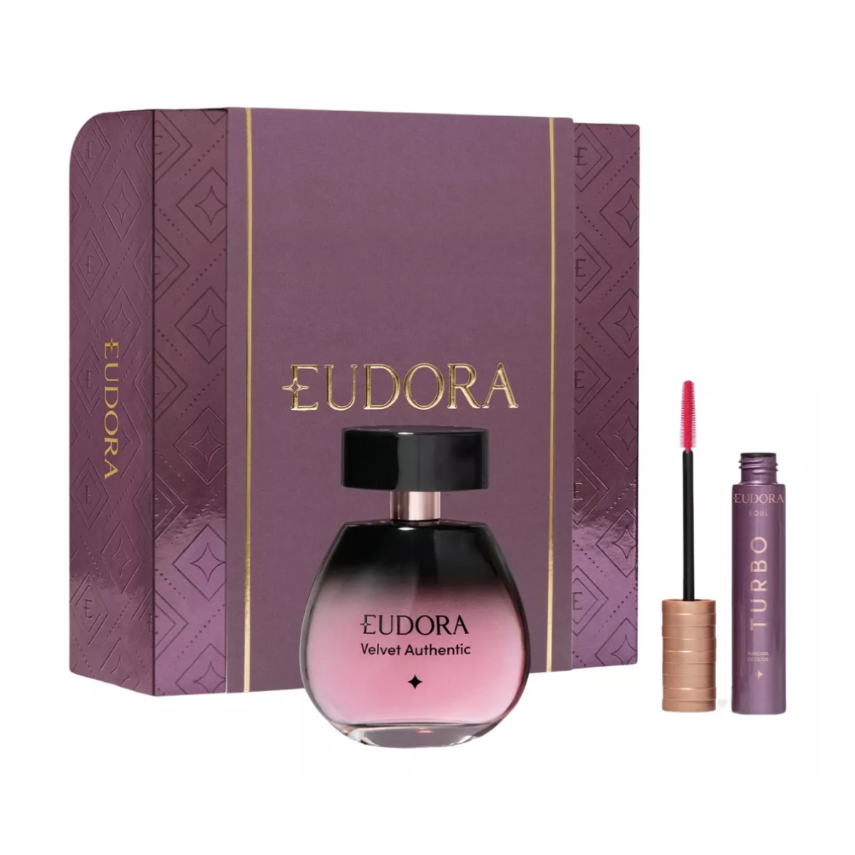Presente Eudora Velvet Authentic E Mascara Soul Turbo