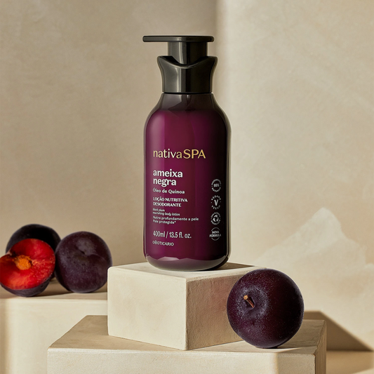 Loção Hidratante Desodorante Corporal Nativa Spa Ameixa Negra