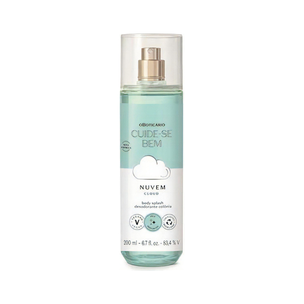 Body Splash Cuide-se Bem Nuvem Desodorante Colônia 200ml