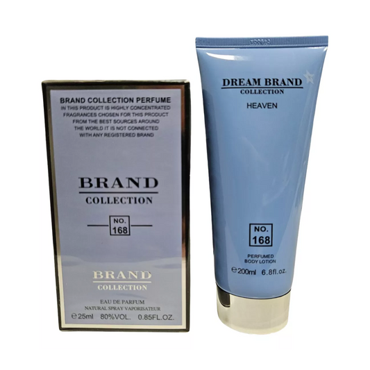 Kit Perfume E Hidratante Brand Collection No.168
