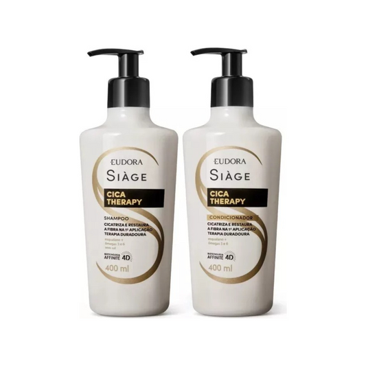 Kit Eudora Siàge Cica Therapy Shampoo E Condicionador 400ml