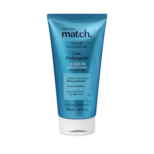 O Boticário Match Liso Prolongado Leave-in 150ml