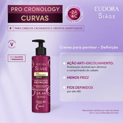 Kit Siàge Pro Cronology Curvas 3 Itens Eudora