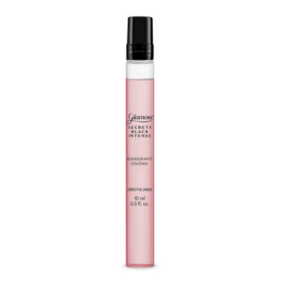Glamour Secrets Black Intense Colônia 10ml - O Boticário