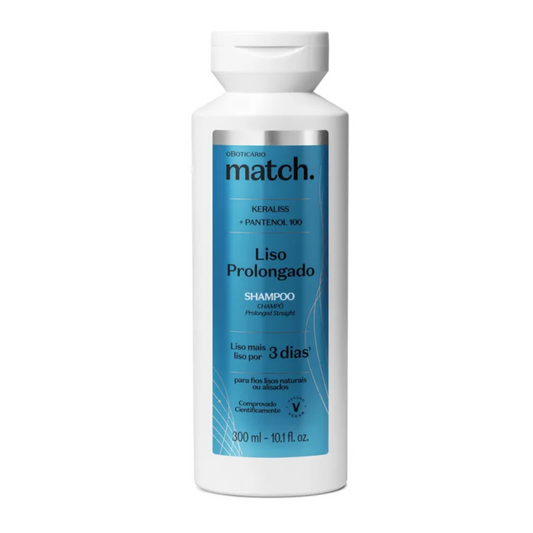 Shampoo Match Liso Prolongado 300 ml O Boticário