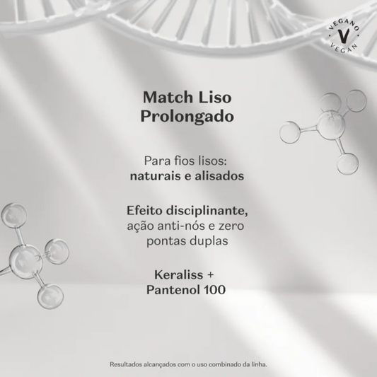 Shampoo Match Liso Prolongado 300 ml O Boticário