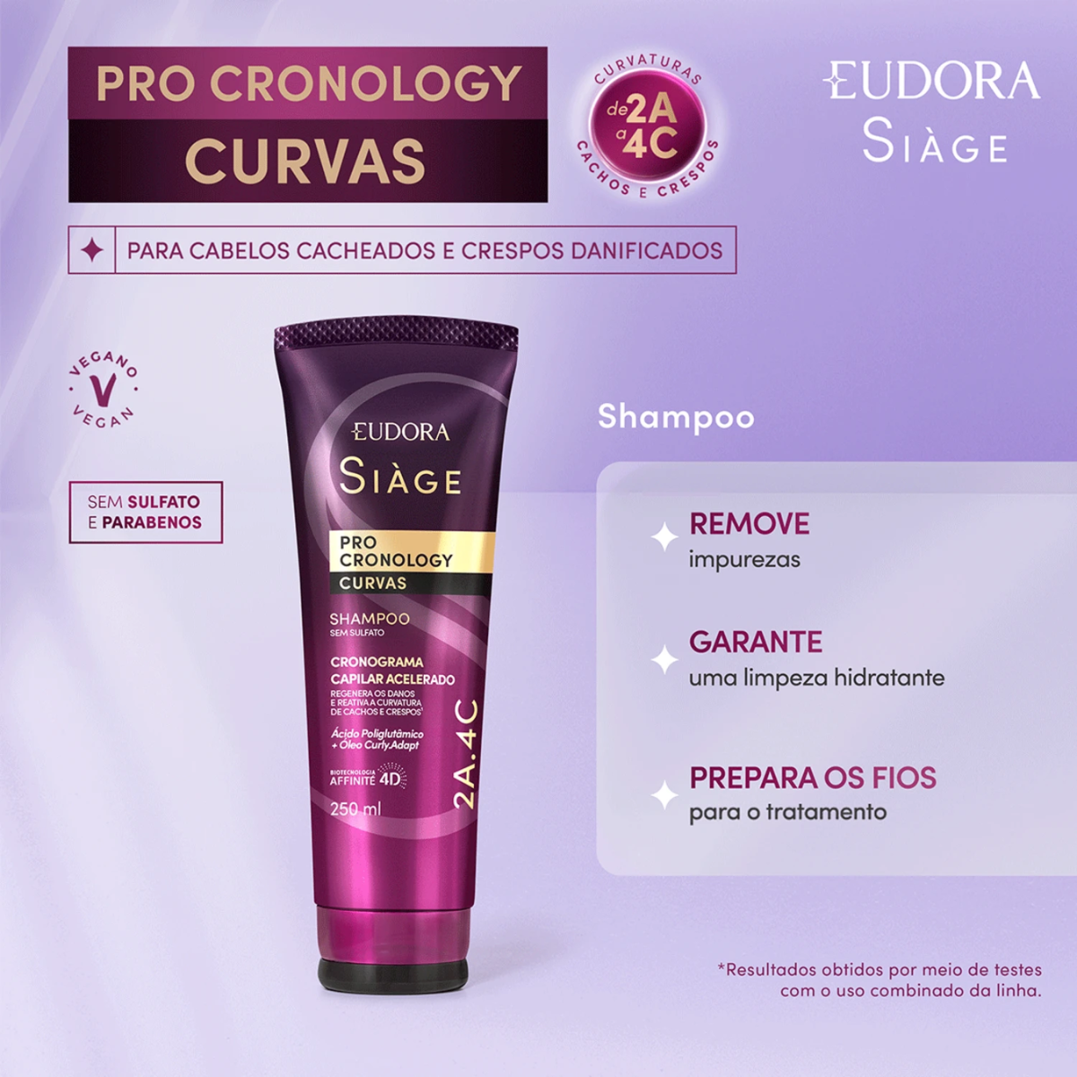 Kit Siàge Pro Cronology Curvas 3 Itens Eudora