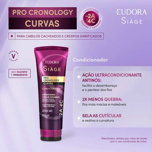 Kit Siàge Pro Cronology Curvas 3 Itens Eudora
