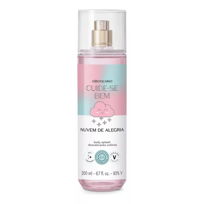 Body Splash Cuide-se Bem Nuvem De Alegria O Boticário 200ml
