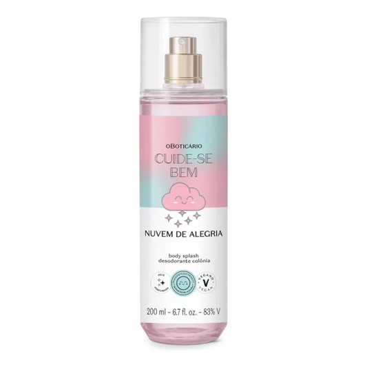 Body Splash Cuide-se Bem Nuvem De Alegria O Boticário 200ml