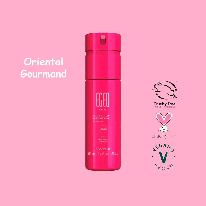 Egeo Deo Dolce Body Spray, 100ml - O Boticário