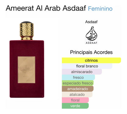 Perfume Lattafa Asdaaf Ameerat Al Arab Eau De Parfum 100 Ml
