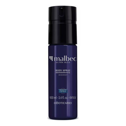 Body Spray Desodorante Malbec Ultra Bleu 100ml O Boticário