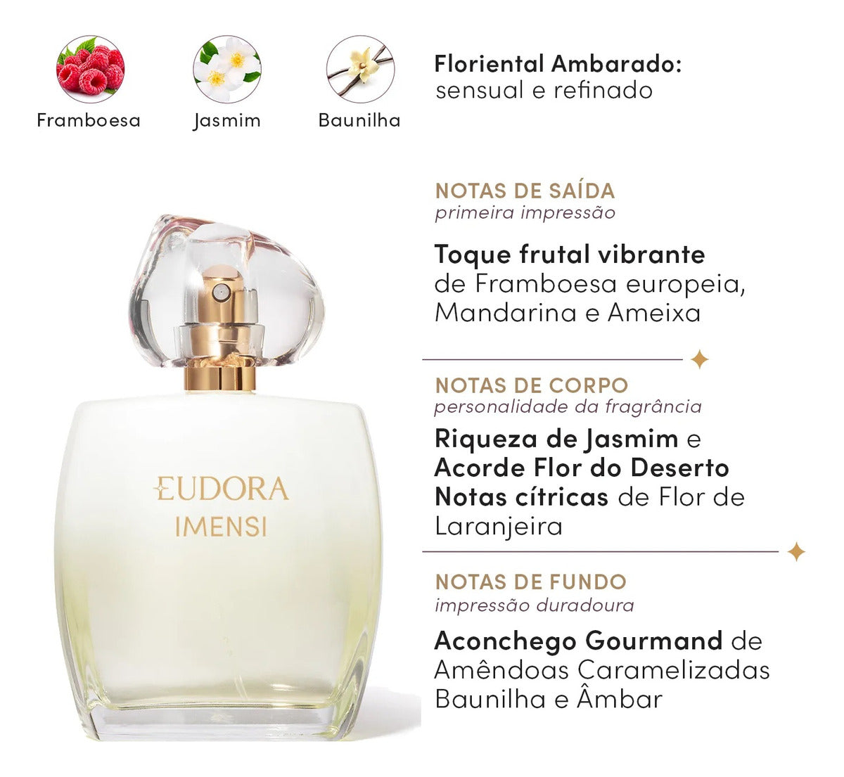Eudora Imensi Desodorante Colônia 100ml