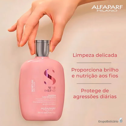 Kit Alfaparf Moisture Shampoo, Condicionador E Máscara