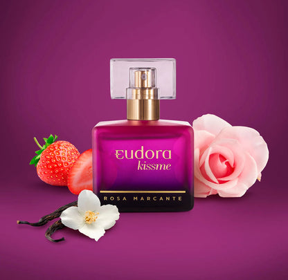 Kiss Me Rosa Marcante Colônia Eudora 50ml