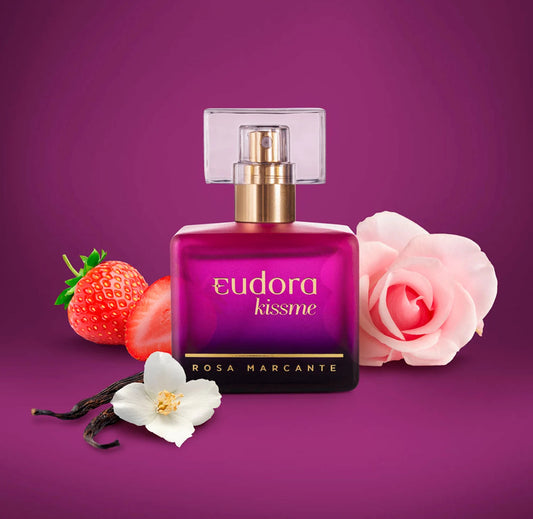 Kiss Me Rosa Marcante Colônia Eudora 50ml